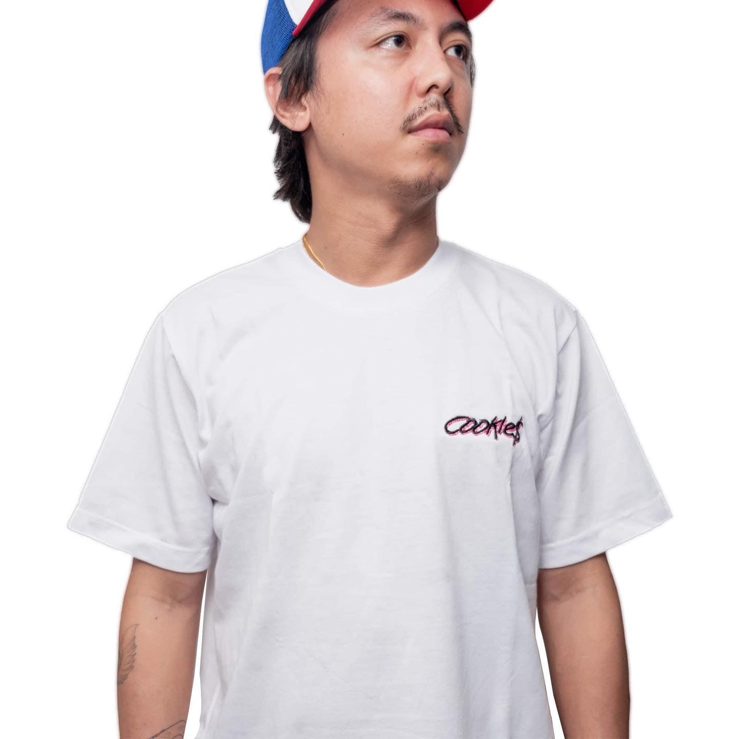 Cookie$ Embroidered Logo Shirt White