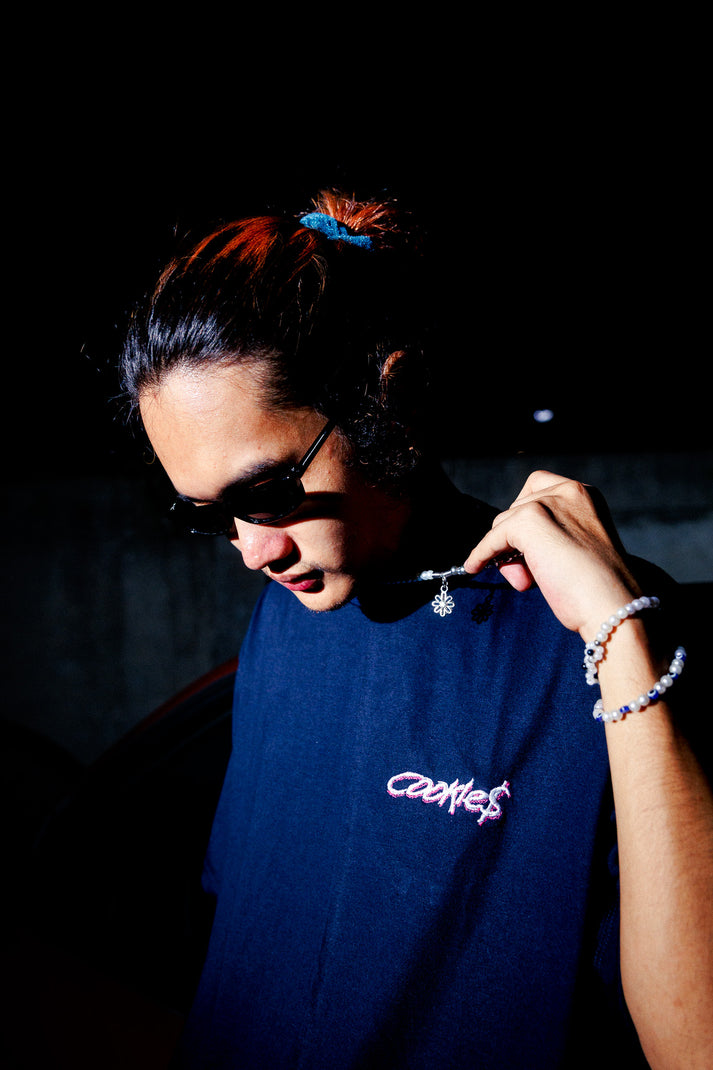Navy & Black Logo Shirt β Cookie$ Cebu Merch
